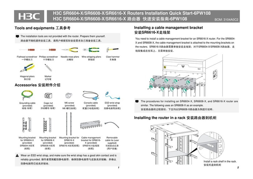 H3C SR6604-X Operating and maintenance manual