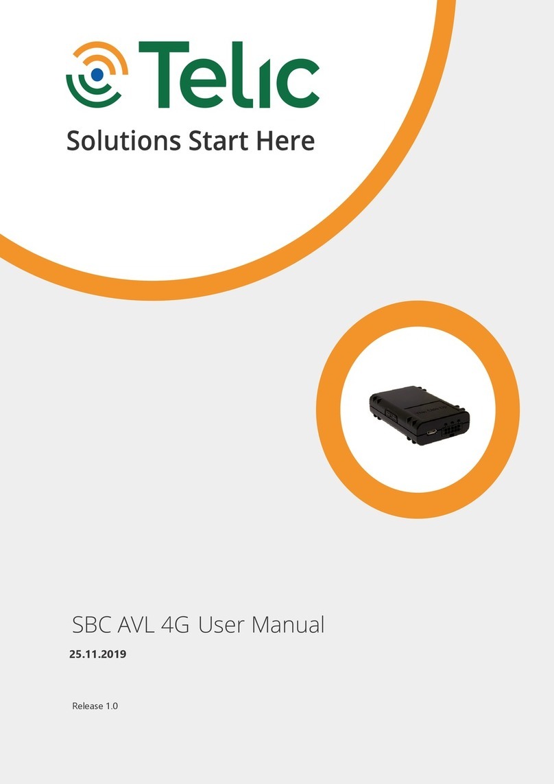 Telic SBC AVL 4G user manual