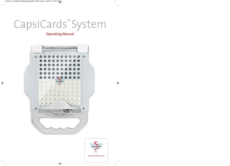 Fagron CapsiCards operating manual