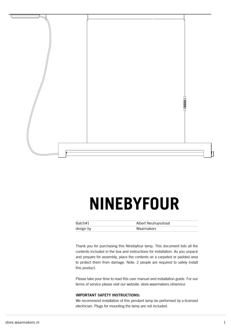 Waarmakers NINEBYFOUR instruction sheet