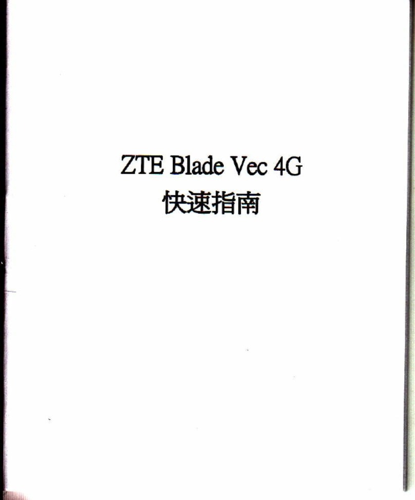 Zte Blade Vec 4G User manual