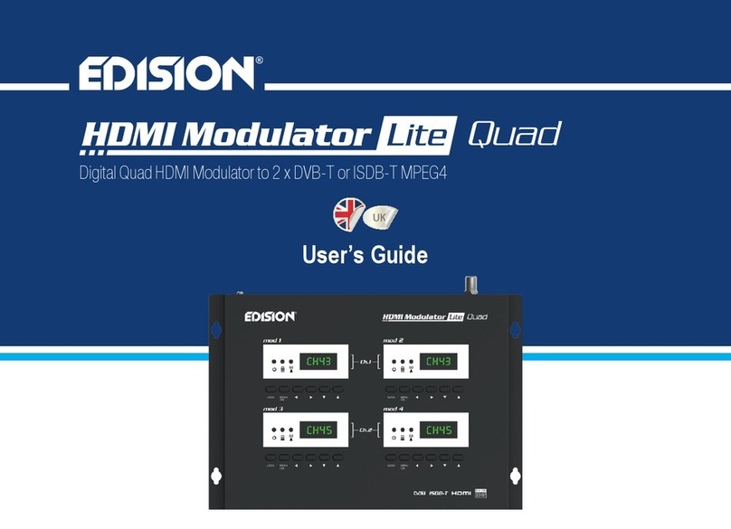 Edision HDMI Modulator Lite Quad User manual