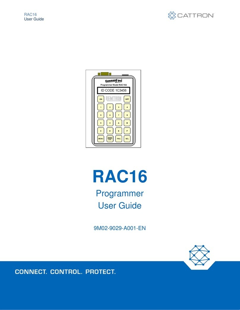 Cattron RAC16 user guide