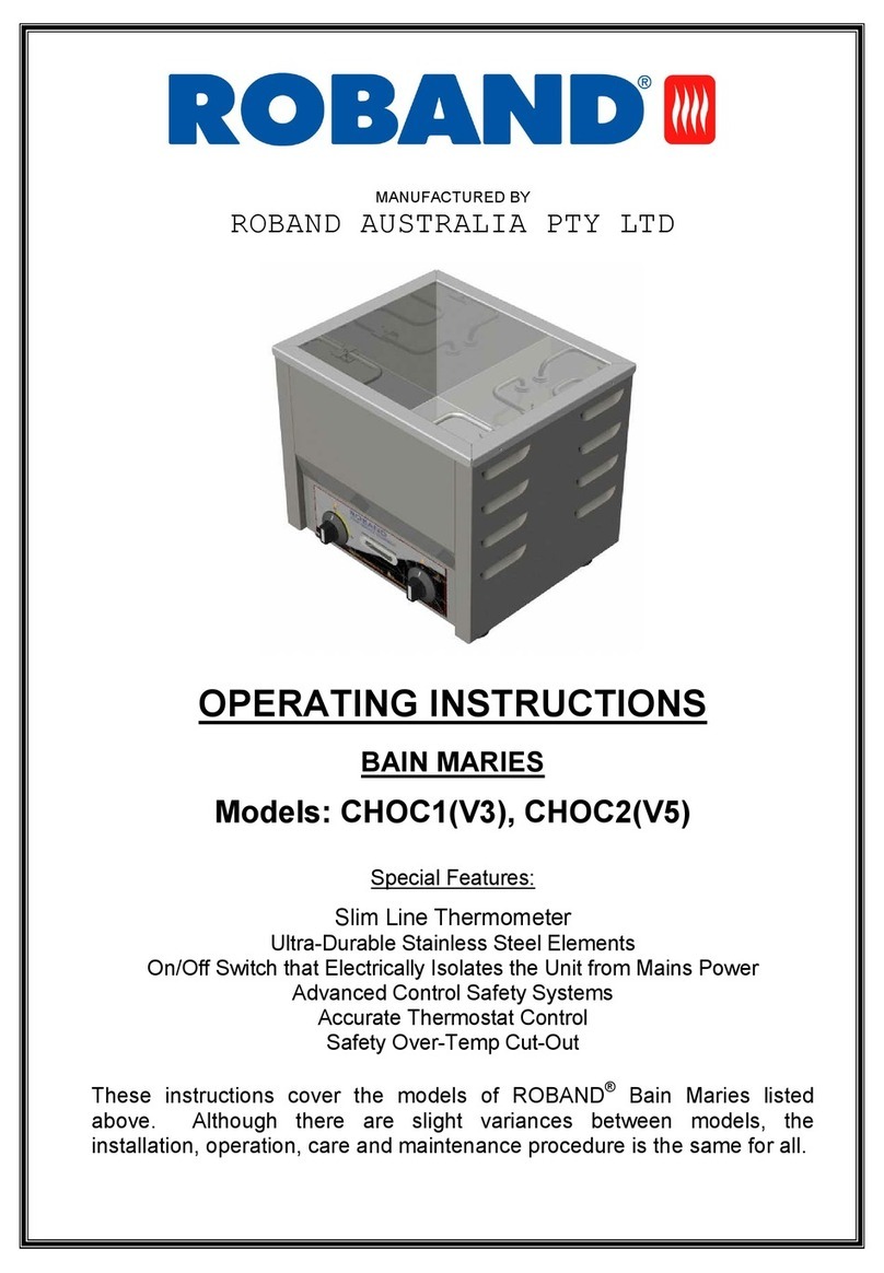 ROBAND CHOC1 V3 operating instructions