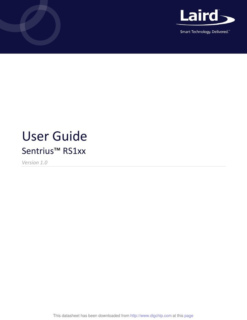 Laird Sentrius RS1 Series user guide