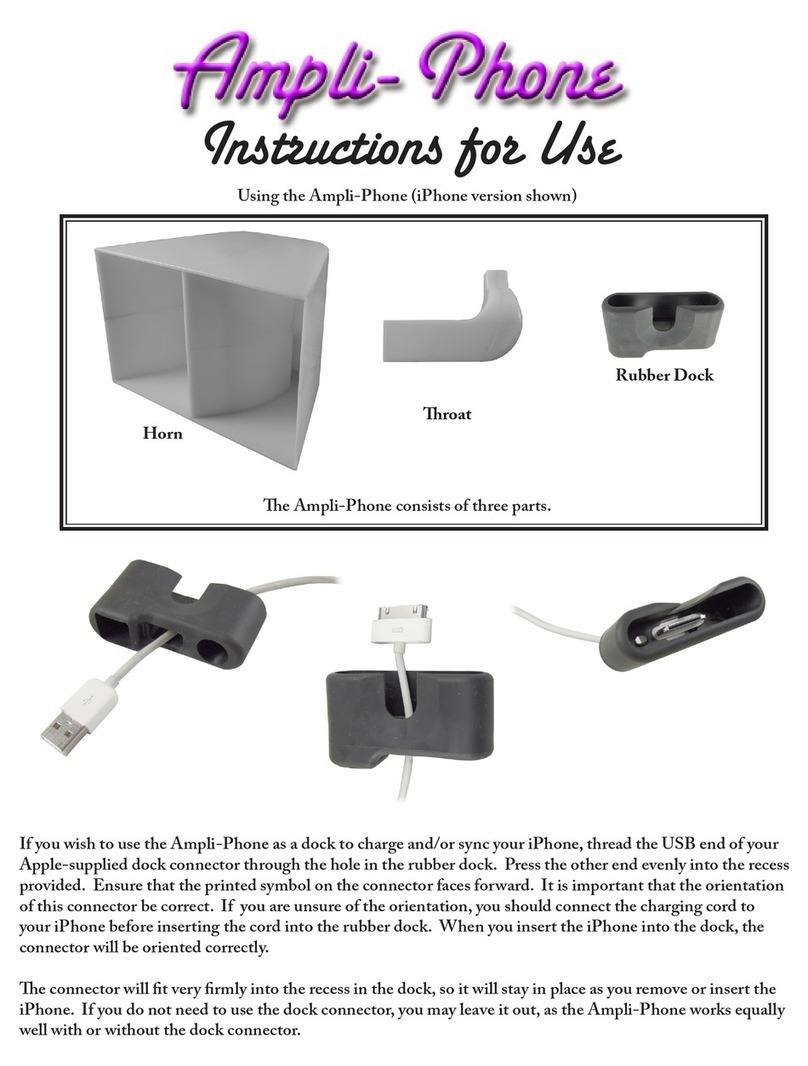 Gryphon Ampli-Phone Instructions for use