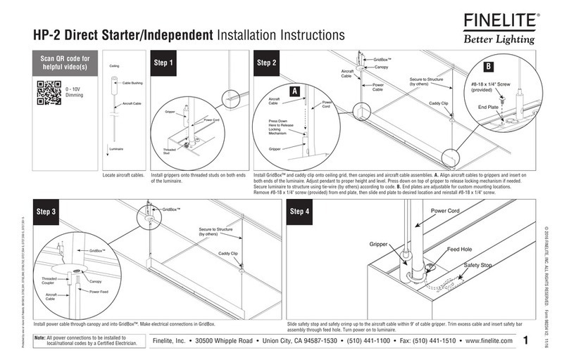 Finelite HP-2 User manual Finelite HP-2 User manual