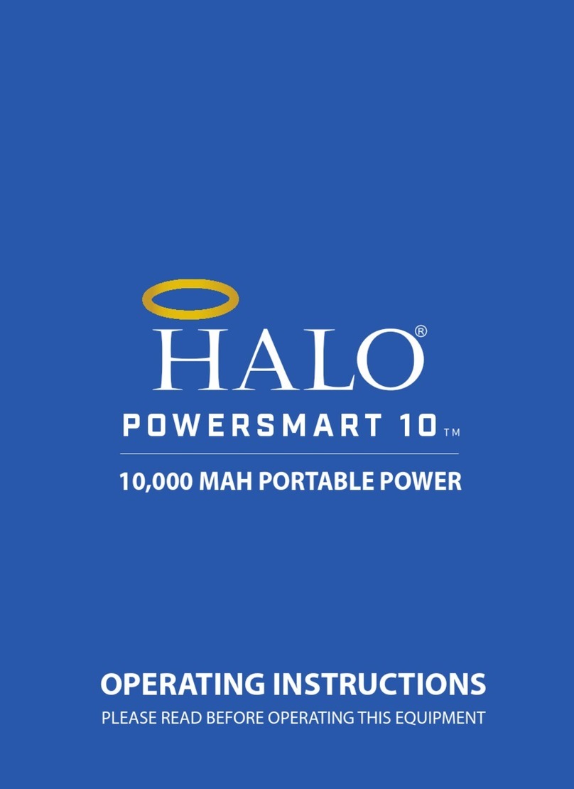 Halo POWERSMART 10 operating instructions