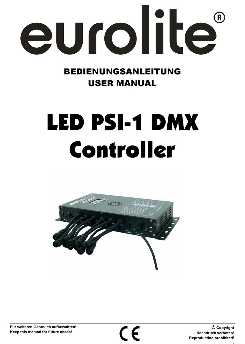 EuroLite LED PSI-1 DMX Controller user manual
