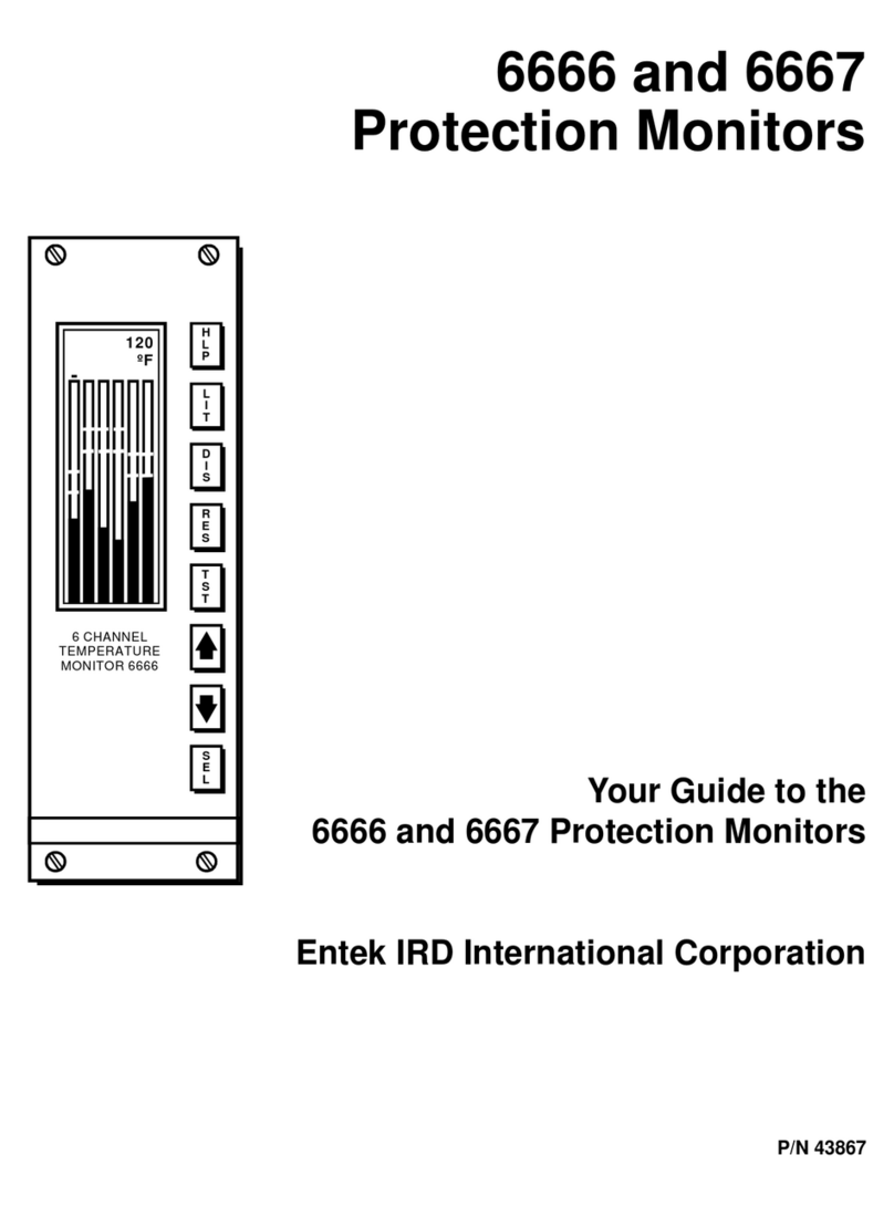 Entek IRD 6666 User manual