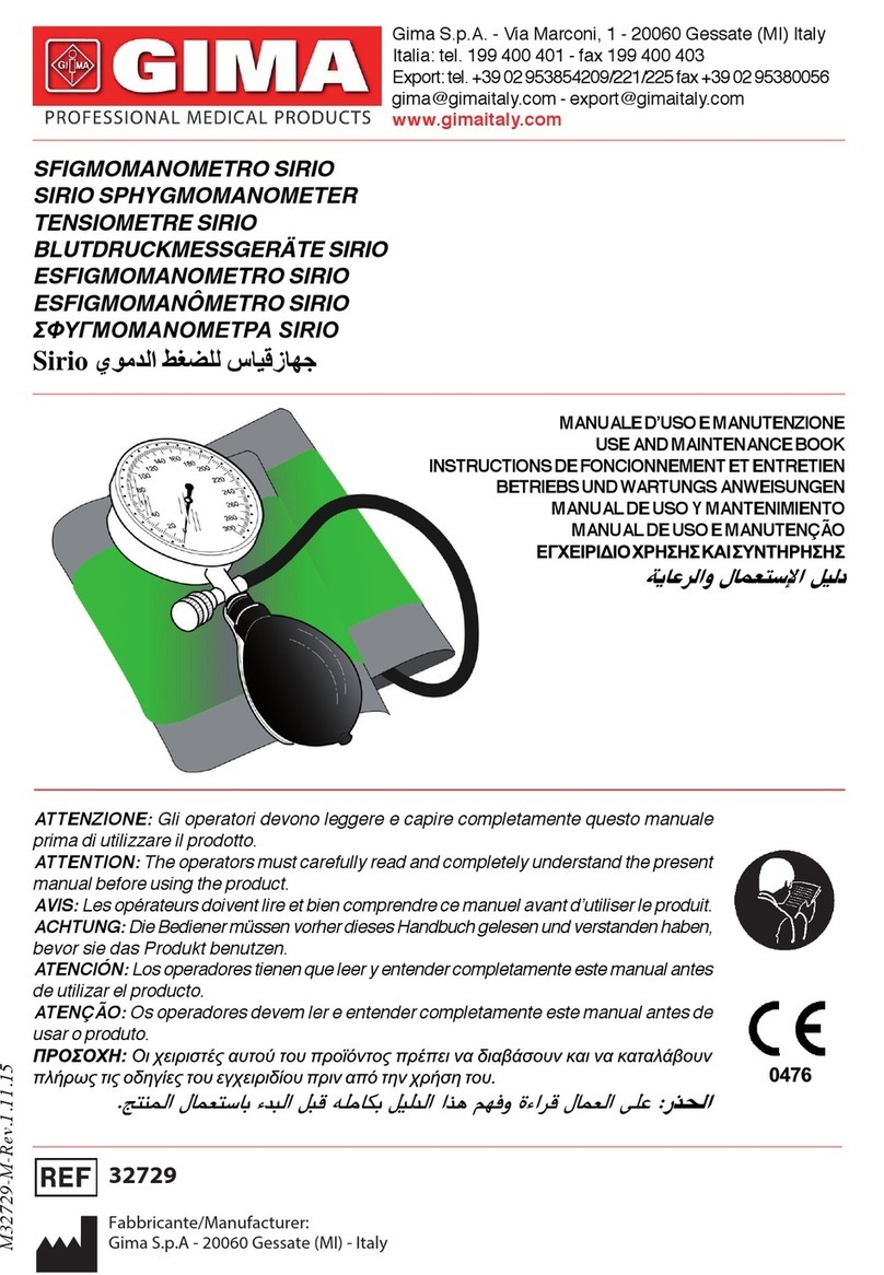 Gima SIRIO Use and maintenance book
