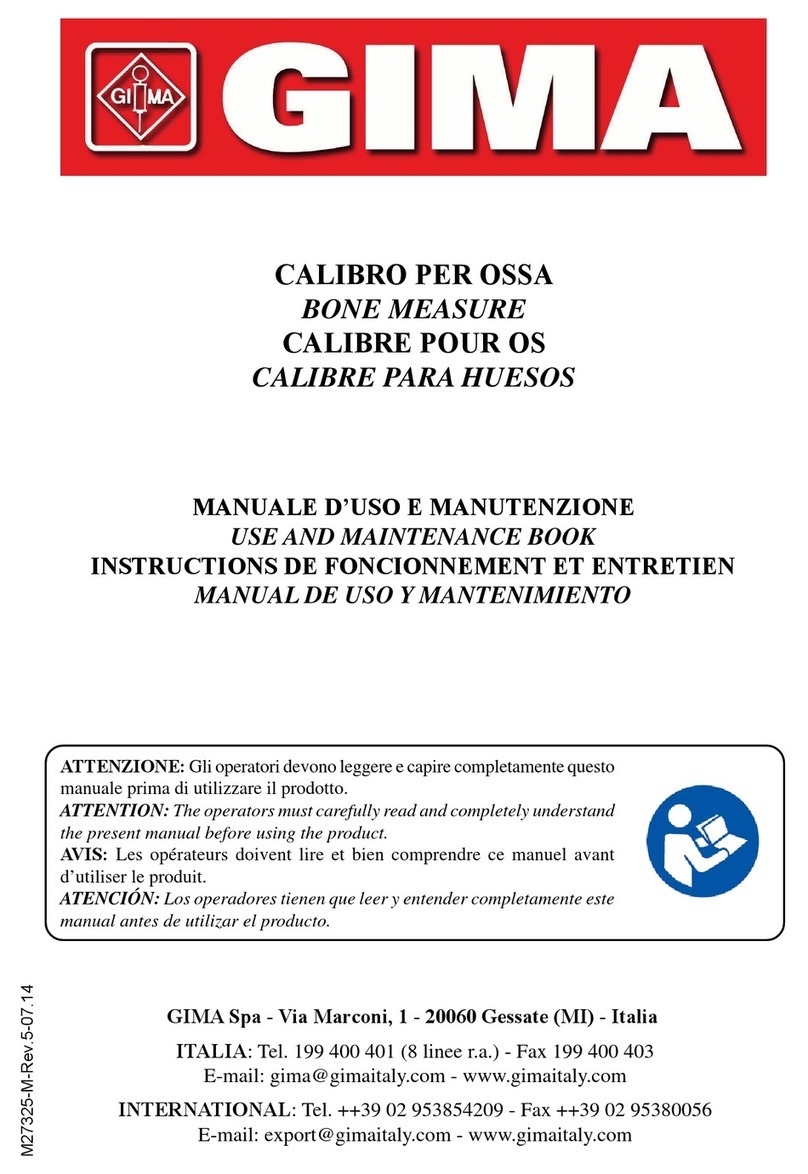 Gima 27325 Use and maintenance book