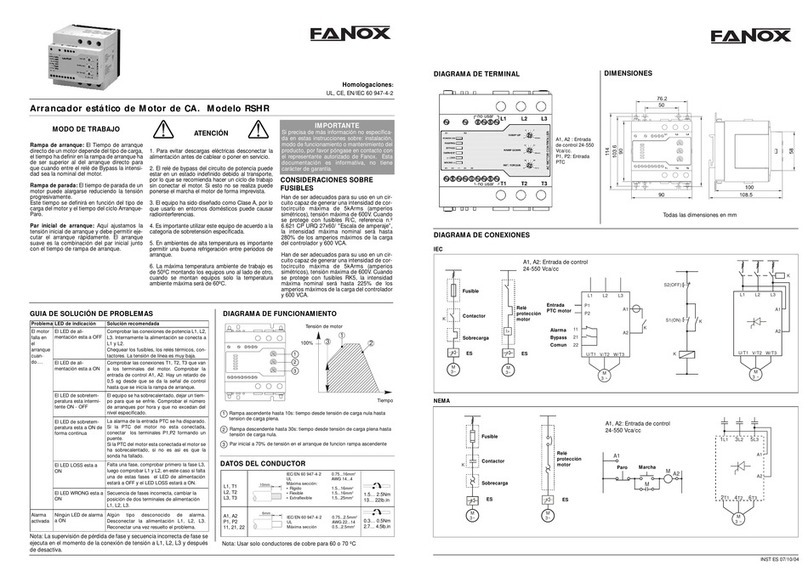 FANOX ES400-45 User manual
