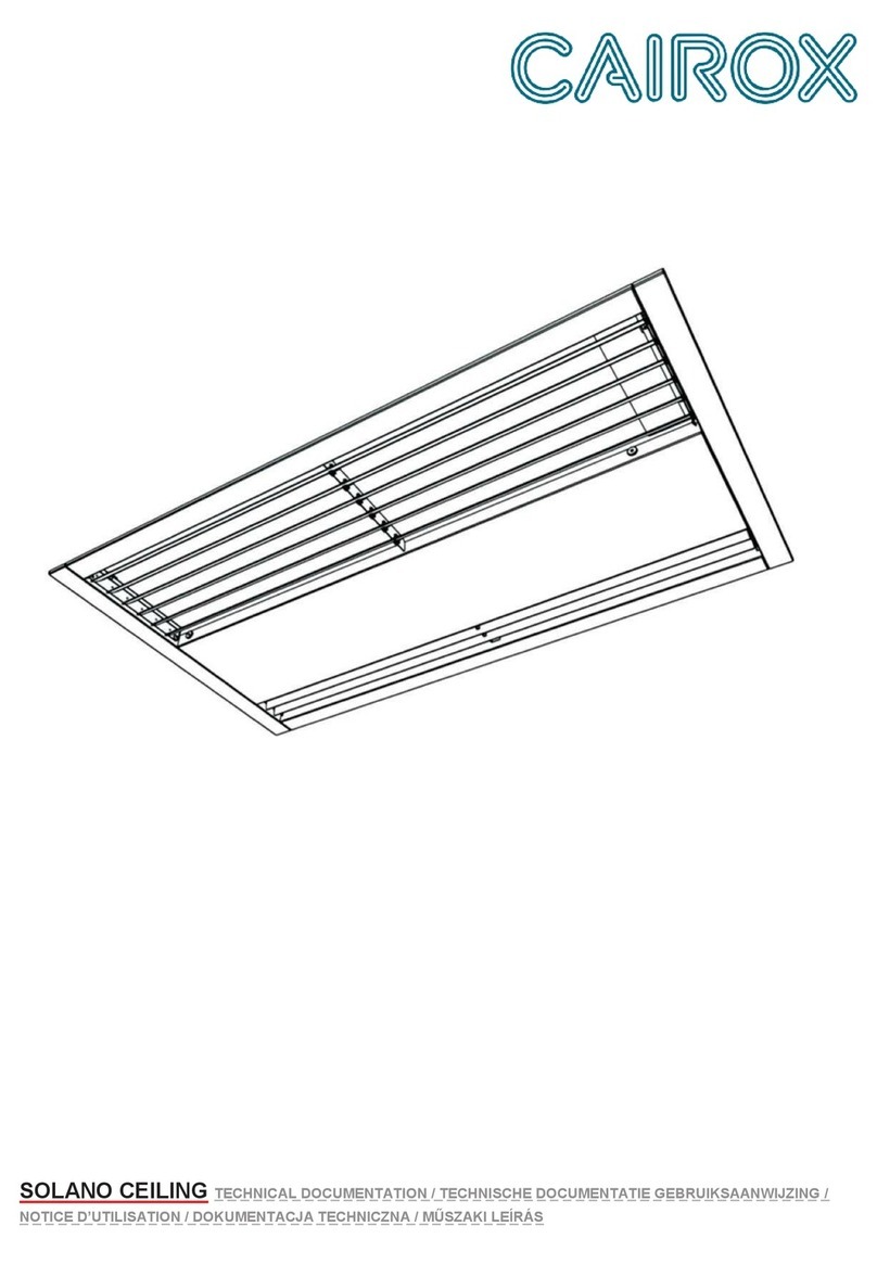 Cairox SOLANO CEILING-N-100 Guide