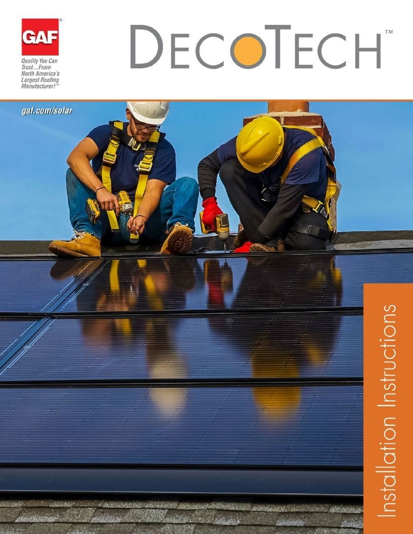 GAF DecoTech RI 2000 installation instructions