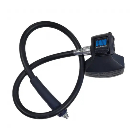 Uwatec SCUBAPRO D400 2nd STAGE Maintenance Procedure Instructions