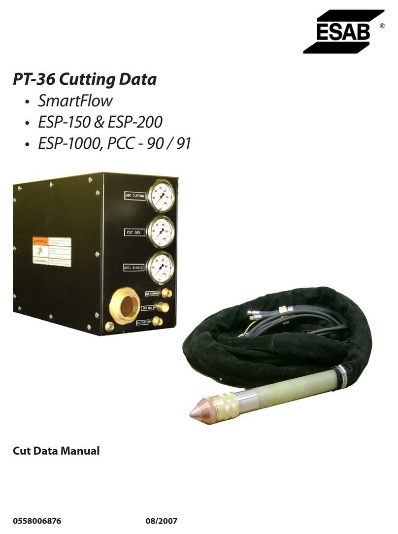 ESAB PT-36 Installation and user guide