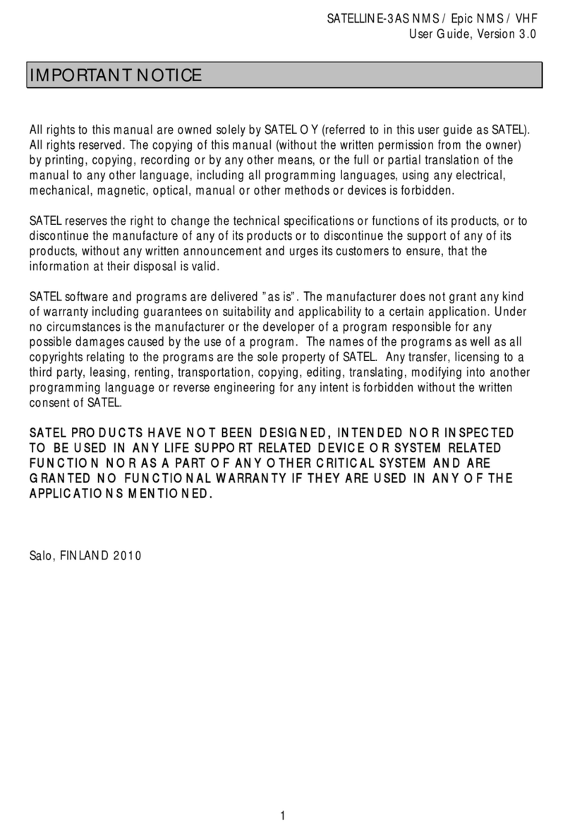 Satel SATELLINE-3AS NMS Series User manual