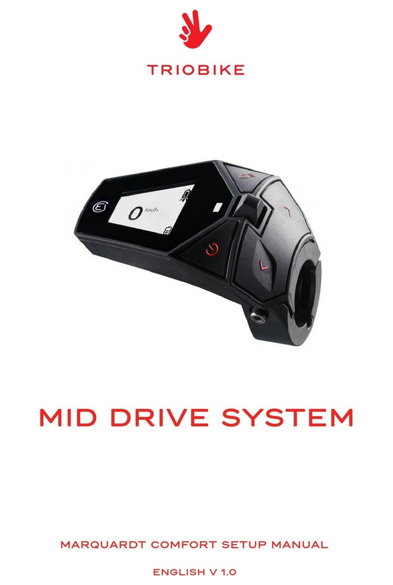 TRIOBIKE MID DRIVE SYSTEM Setup manual
