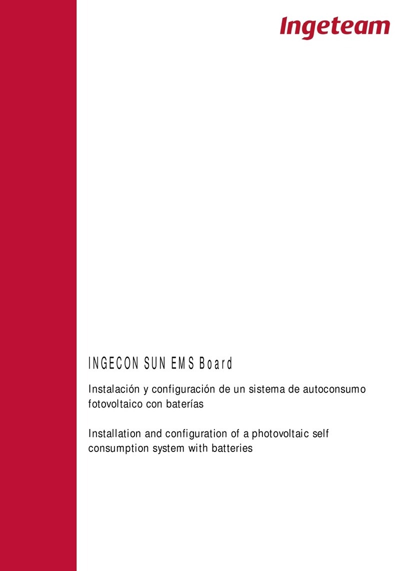 Ingeteam INGECON SUN EMS Board Installation and configuration
