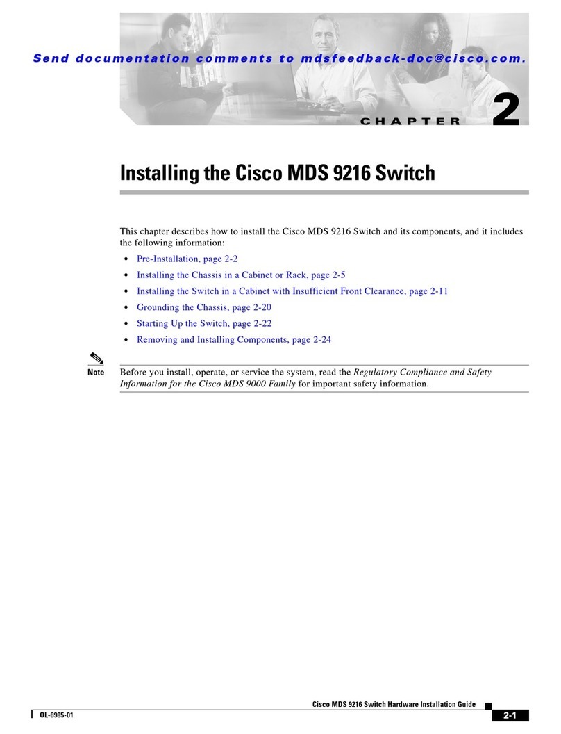Cisco Cisco mds 9216 - fabric switch Manual