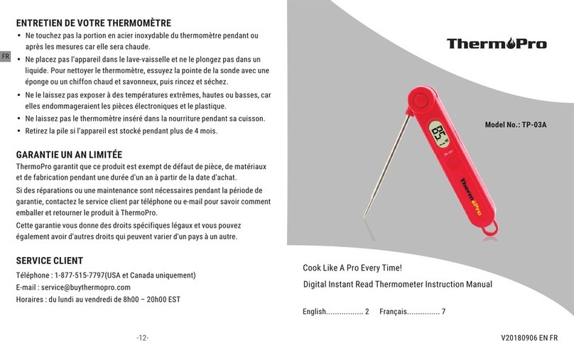 THERM PRO TP-03A instruction manual