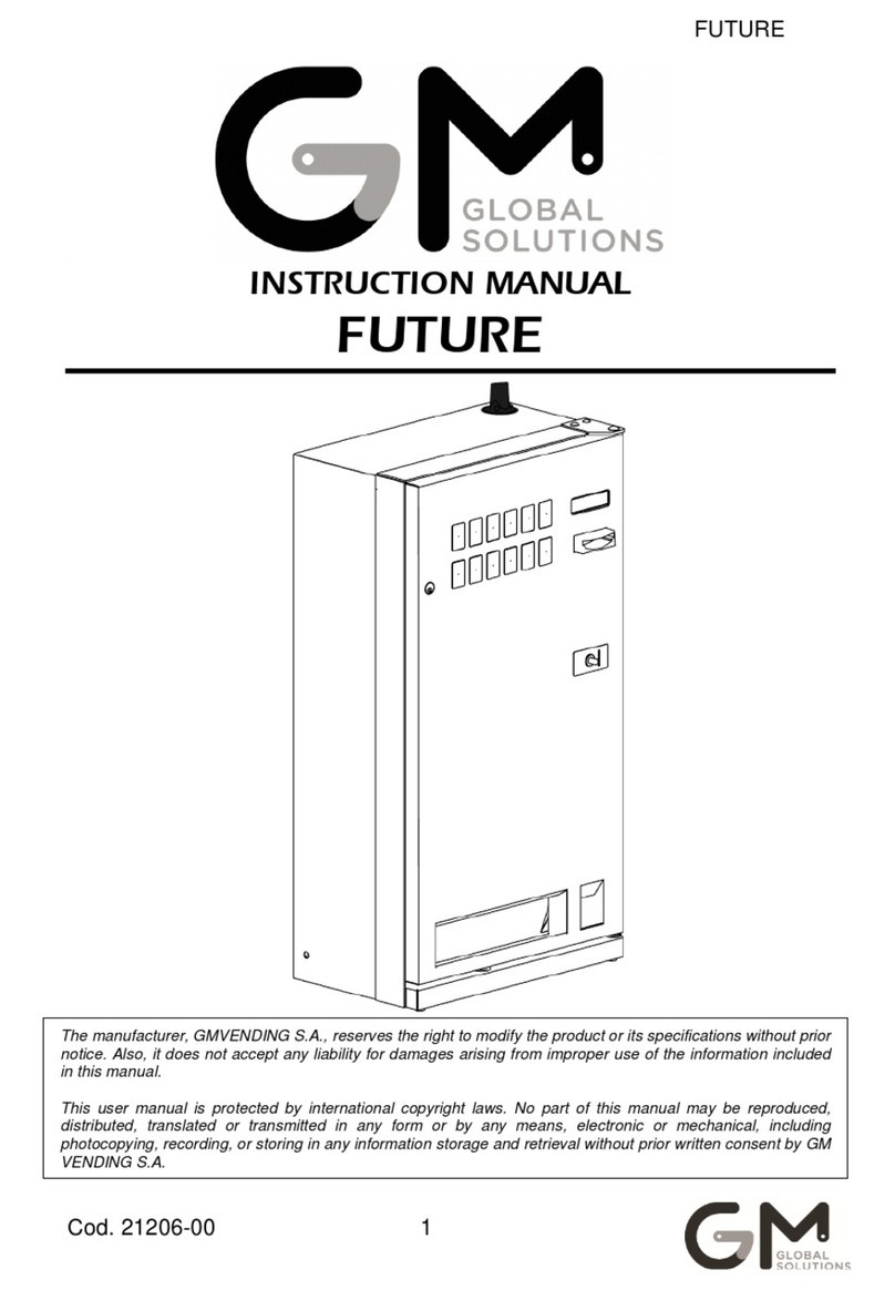 GM VENDING FUTURE instruction manual