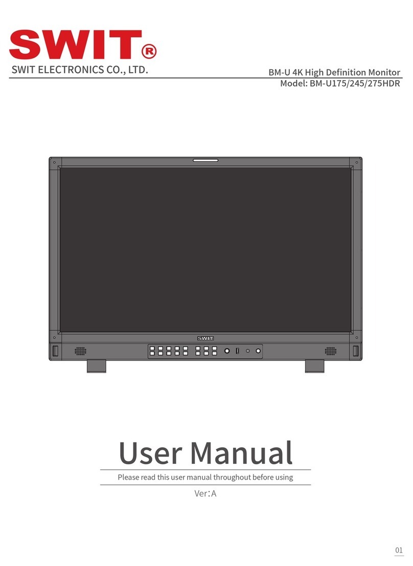SWIT Electronics BM-U Series User manual