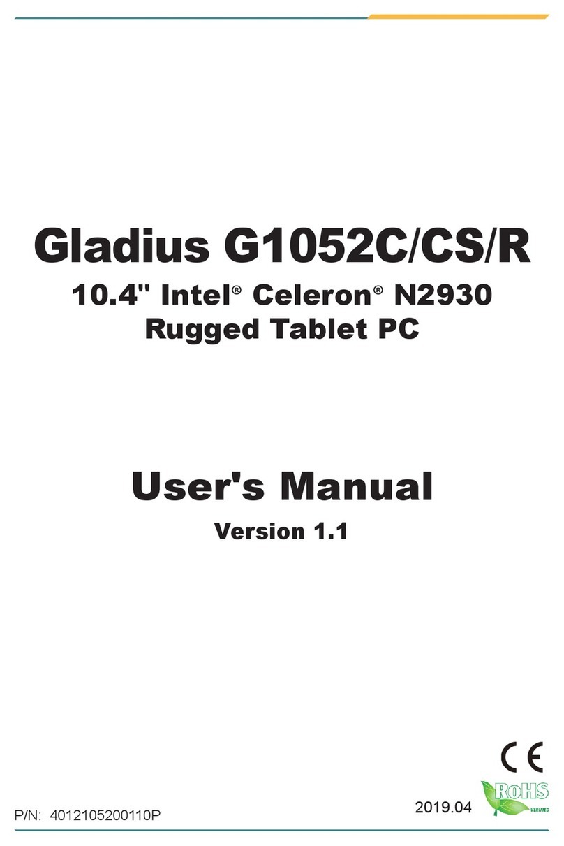 Arbor Technology Gladius G1052C User manual