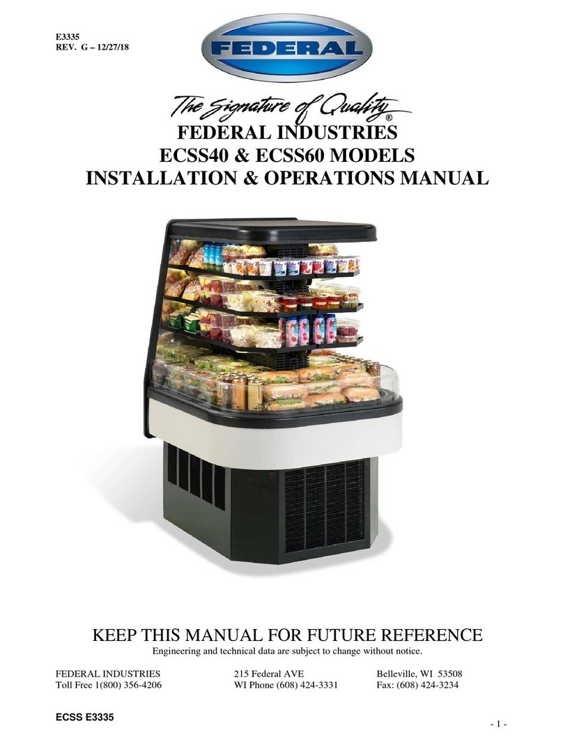 Federal ECSS40 Installation & operation manual