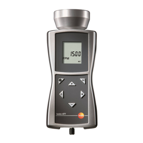 TESTO 477 instruction manual