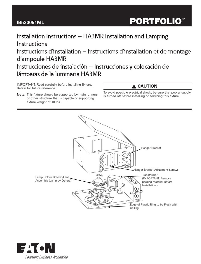 Eaton PORTFOLIO HA3MR User manual