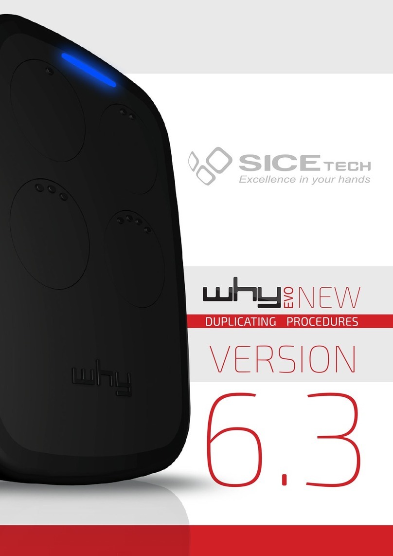 SICE Tech Why Evo 6.3 Reference guide