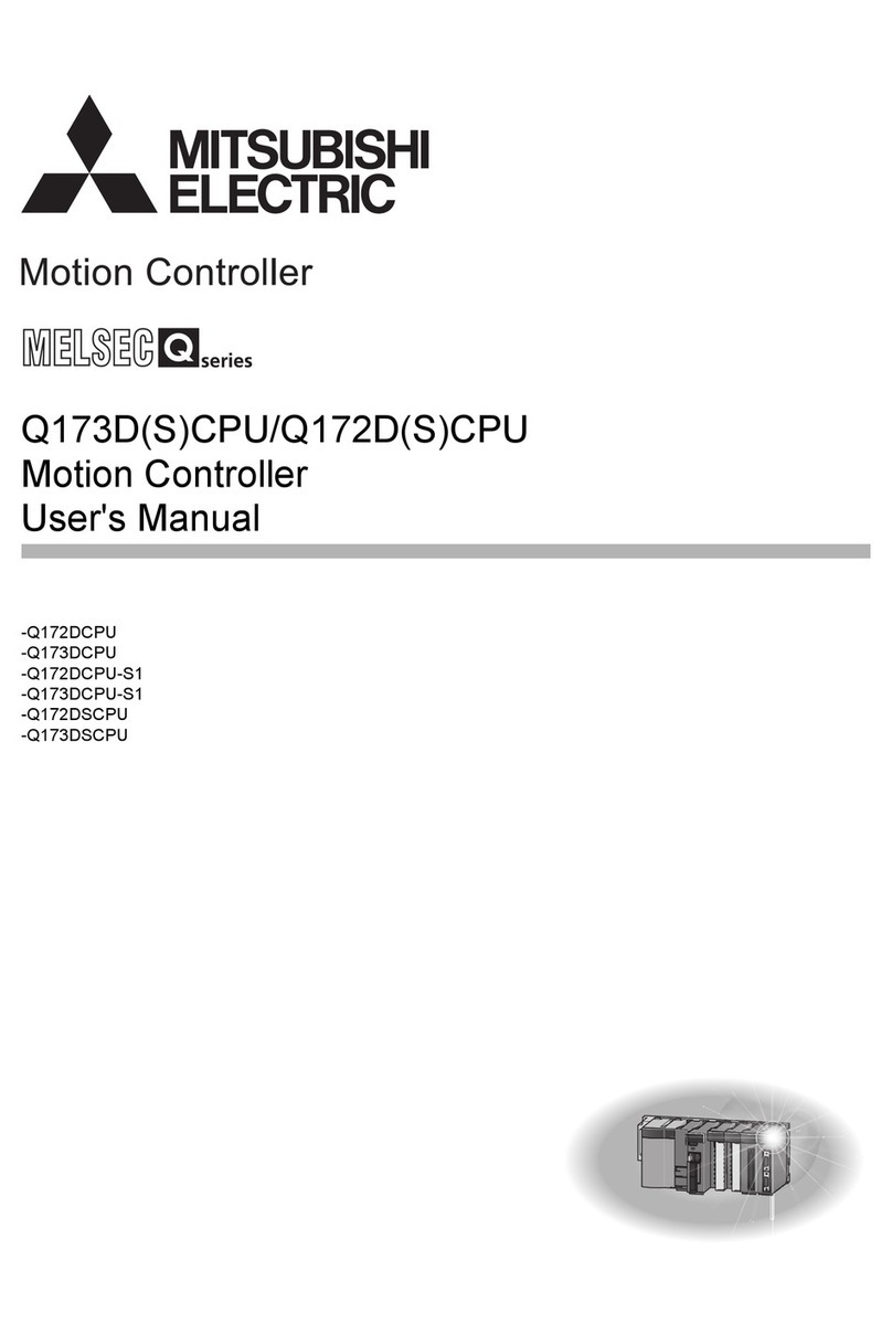 Mitsubishi Electric Melsec-Q172DCPU user manual Mitsubishi Electric Melsec-Q172DCPU user manual