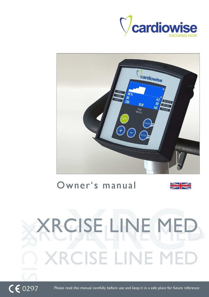 cardiowise XRCISE LINE MED owner's manual