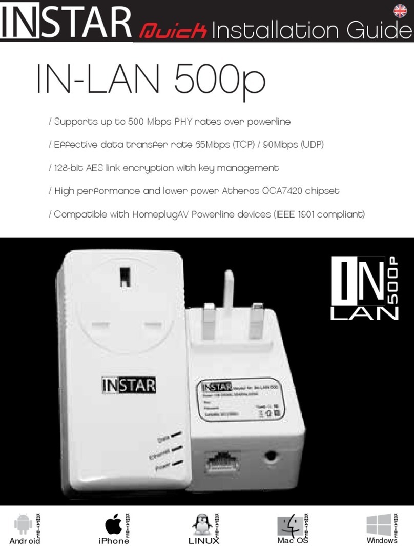 Instar IN-LAN 500p Quick installation guide