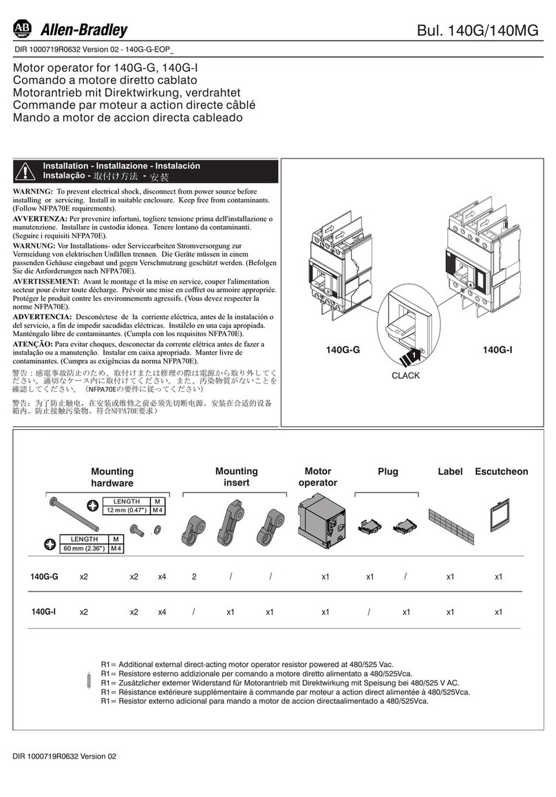 Allen-Bradley 140G Series User manual