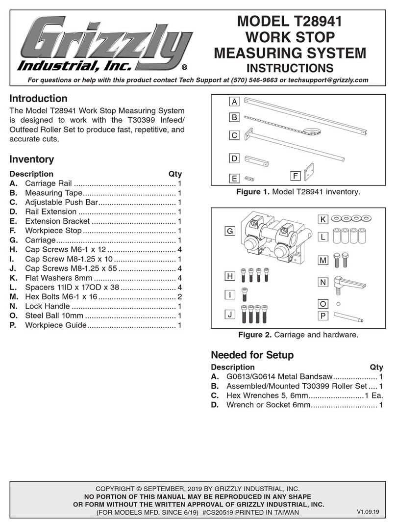 Grizzly T28941 User manual Grizzly T28941 User manual