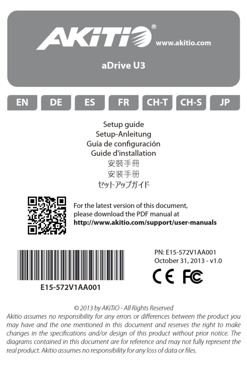 Akitio aDrive U3 User manual