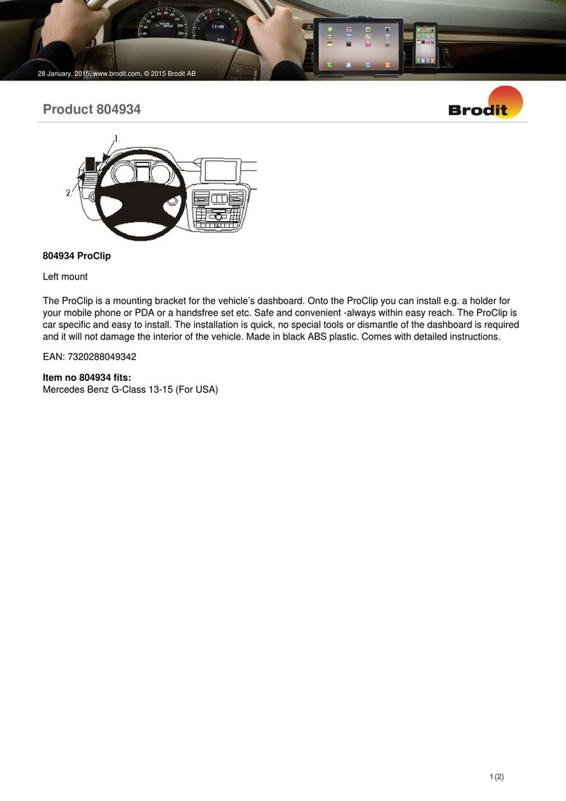 Brodit ProClip 804934 User manual