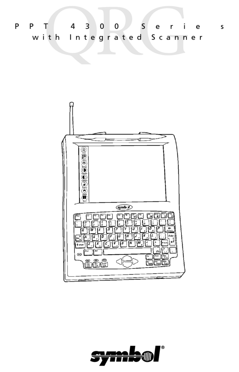 Symbol PPT 4300-S0E User manual