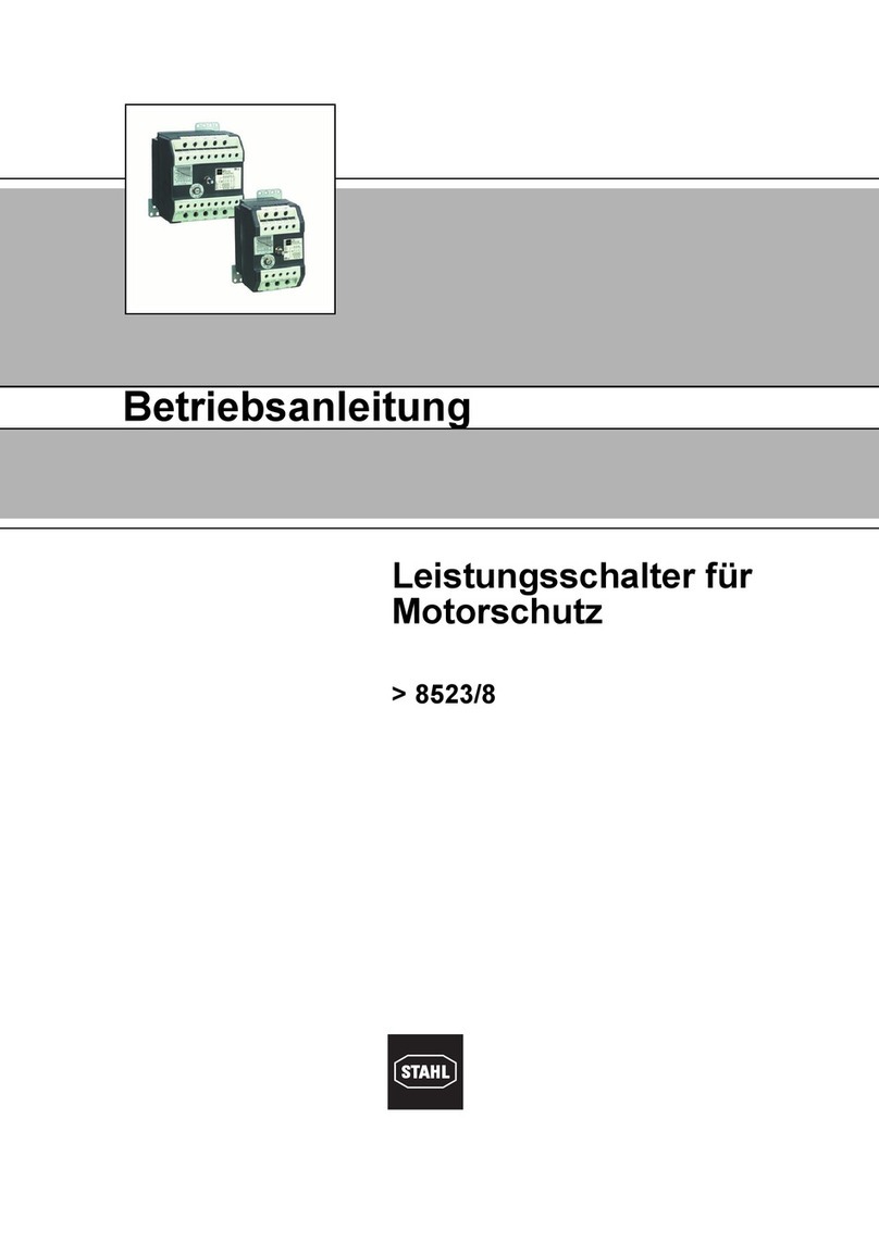 Stahl 8523/8 User manual Stahl 8523/8 User manual