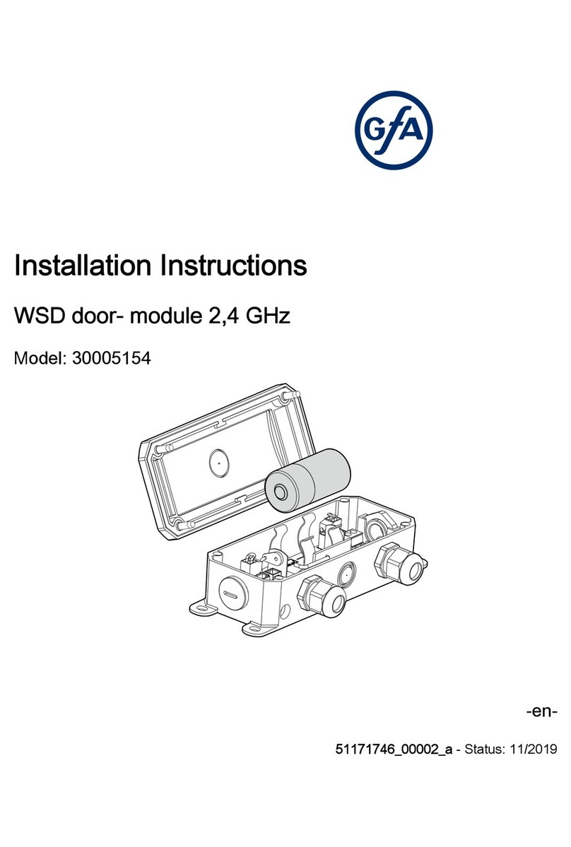 GFA 30005154 installation instructions
