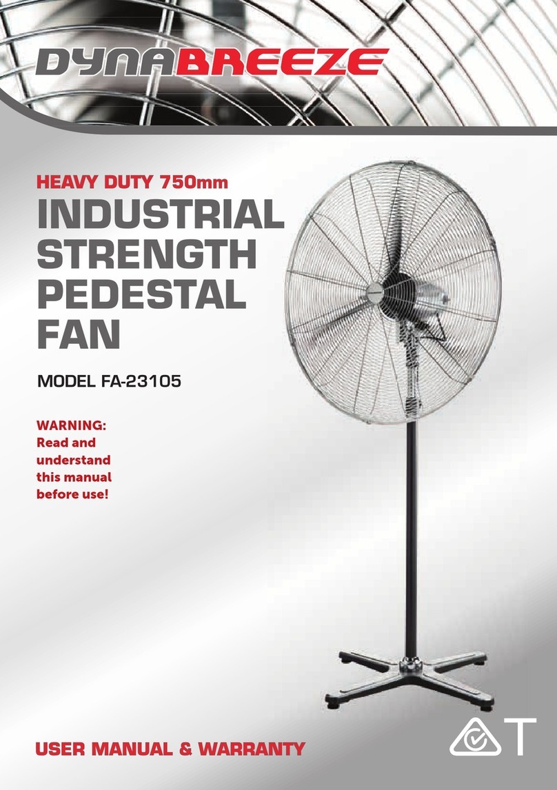 DYNABREEZE FA-23105 Guide DYNABREEZE FA-23105 Guide