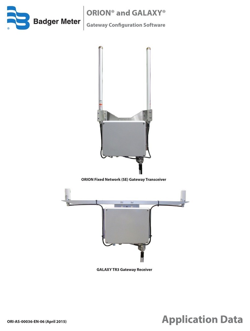 Badger Meter ORION Fixed Network SE Application data