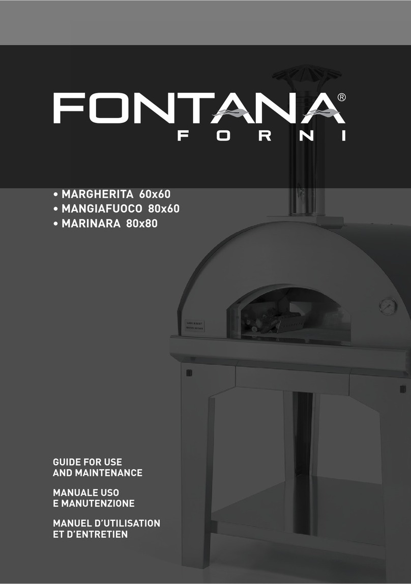 Fontana Forni MARGHERITA Guide for use and maintenance