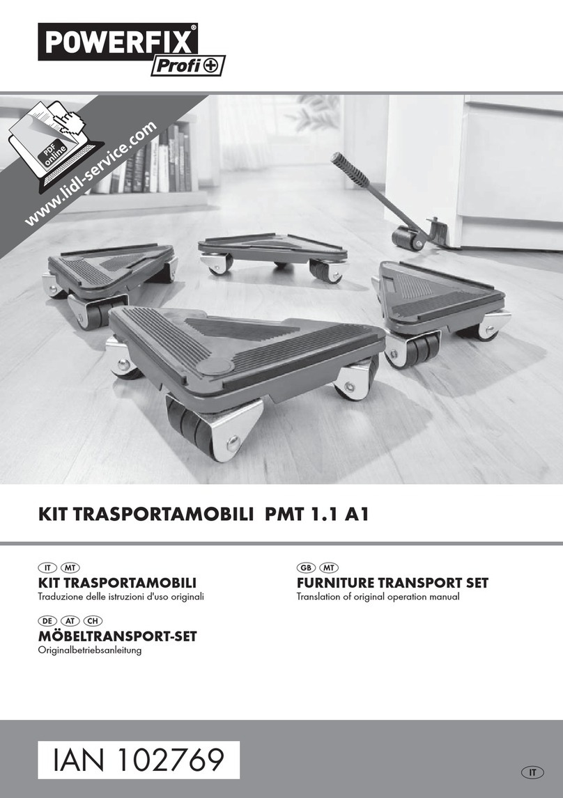 Powerfix PMT 1.1 A1 translation of original operation manual
