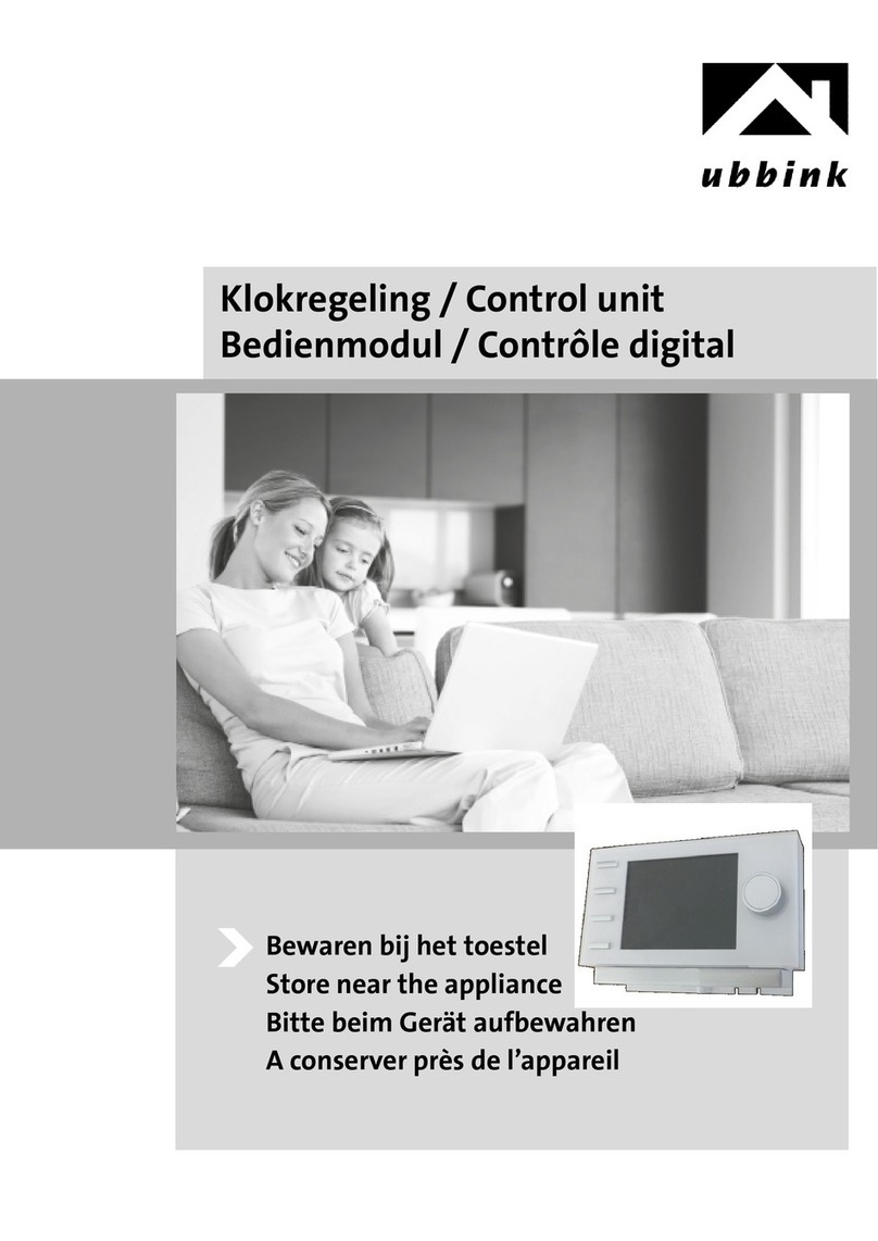ubbink Control Unit manual