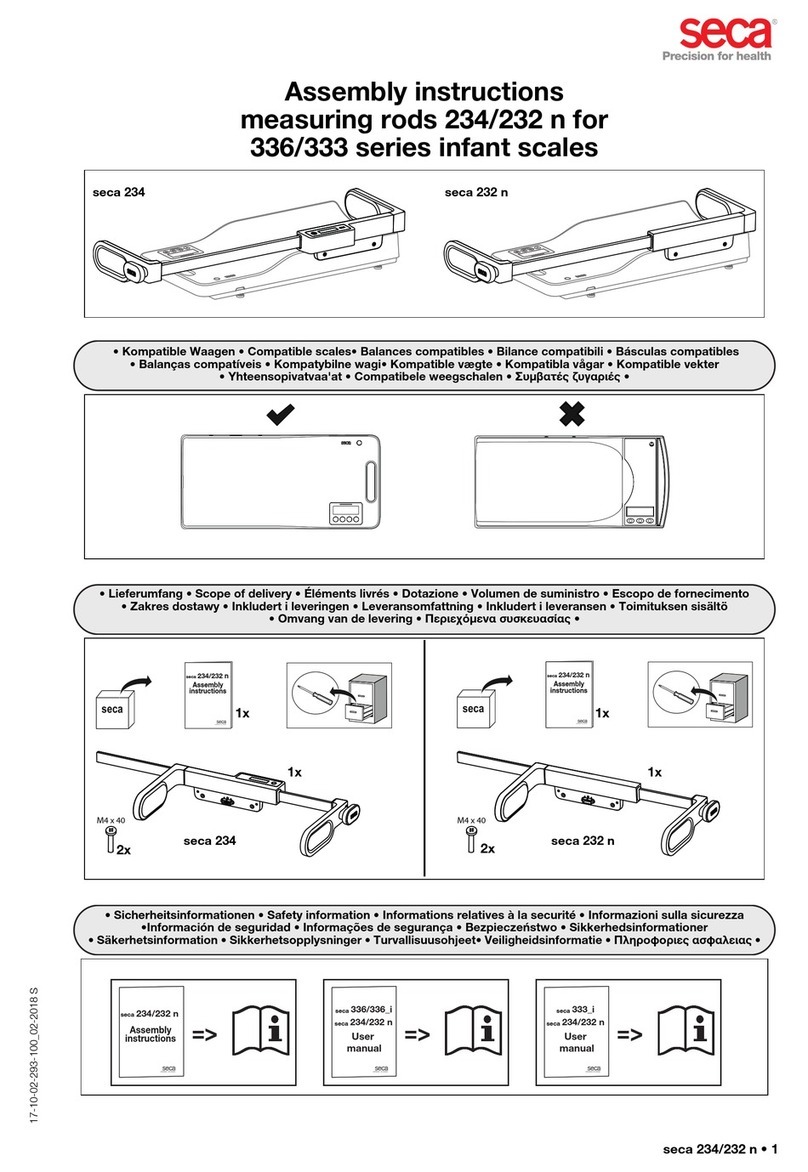 Seca 234 User manual