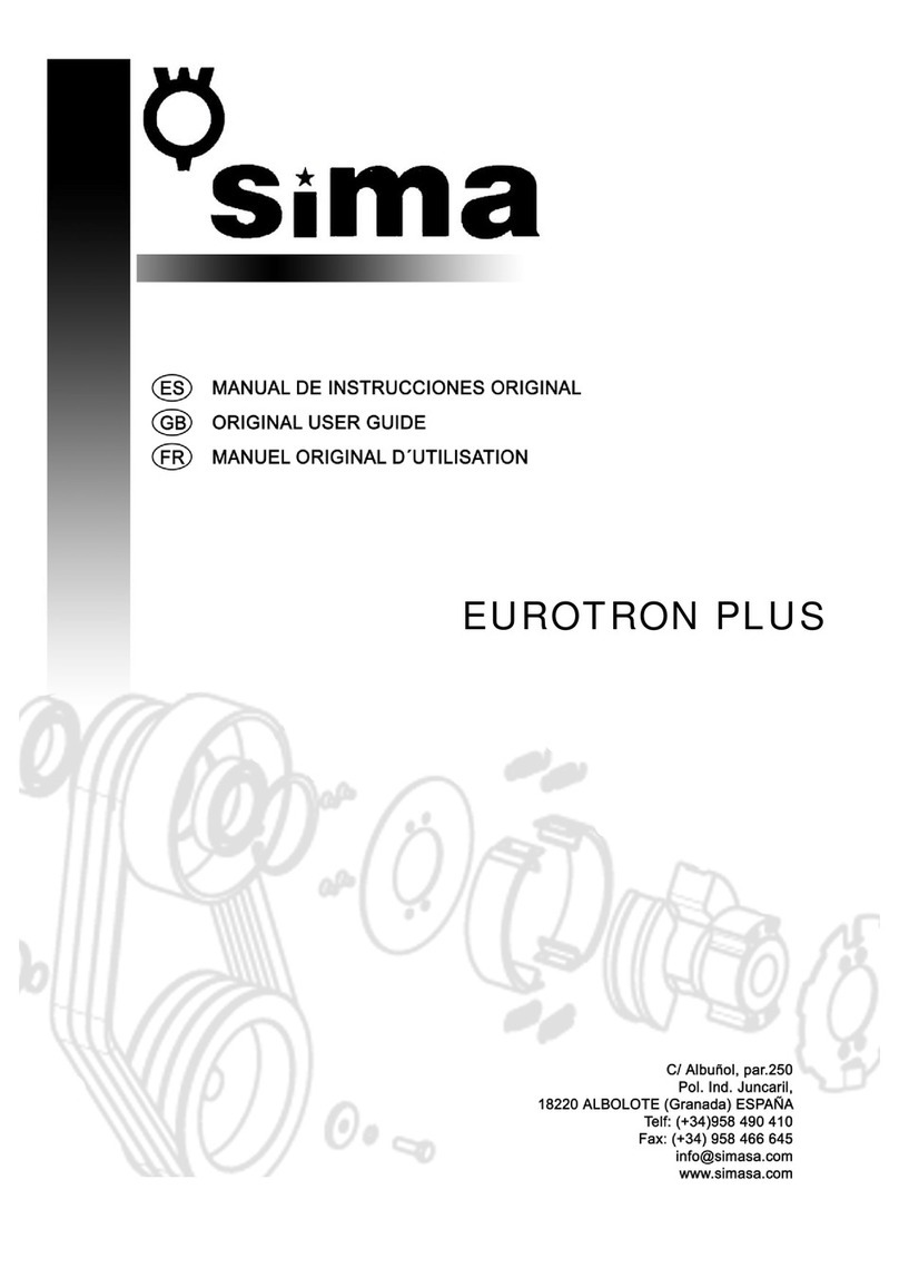 Sima EUROTRON PLUS Original user guide